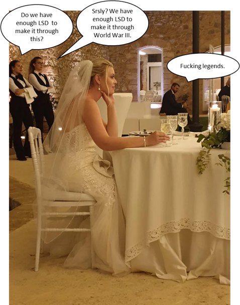 Overheard during my cousin's wedding
