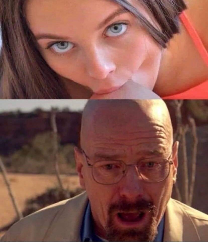 Walt does not look like he is enjoying that