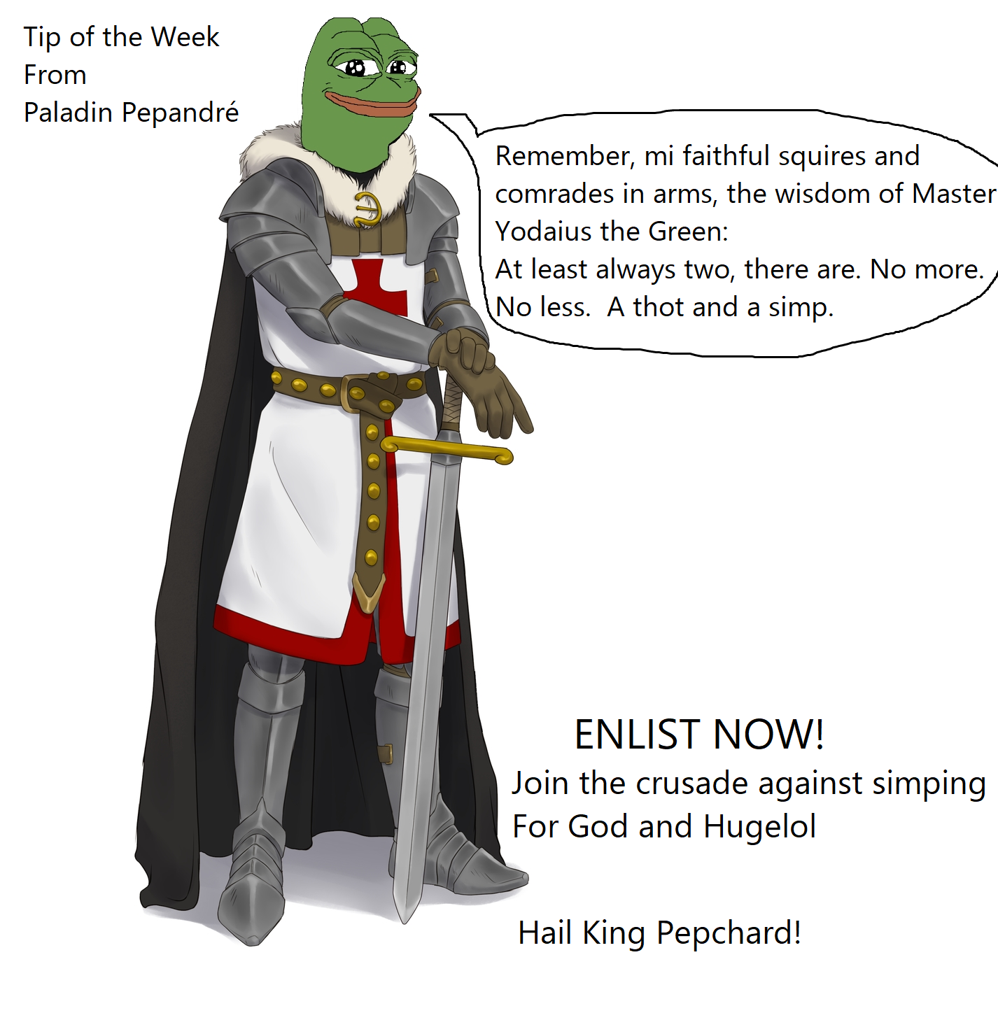 The Great Unsimpening shall not be ceased. Forwards!