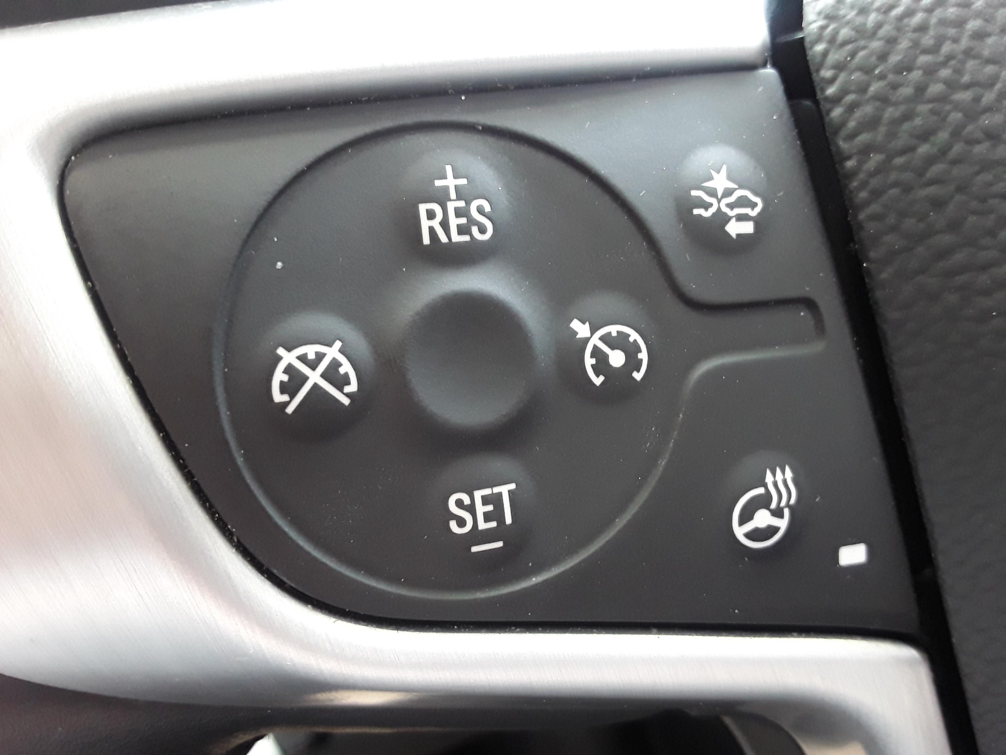 My rental car has a "ram the guy in front of you" button