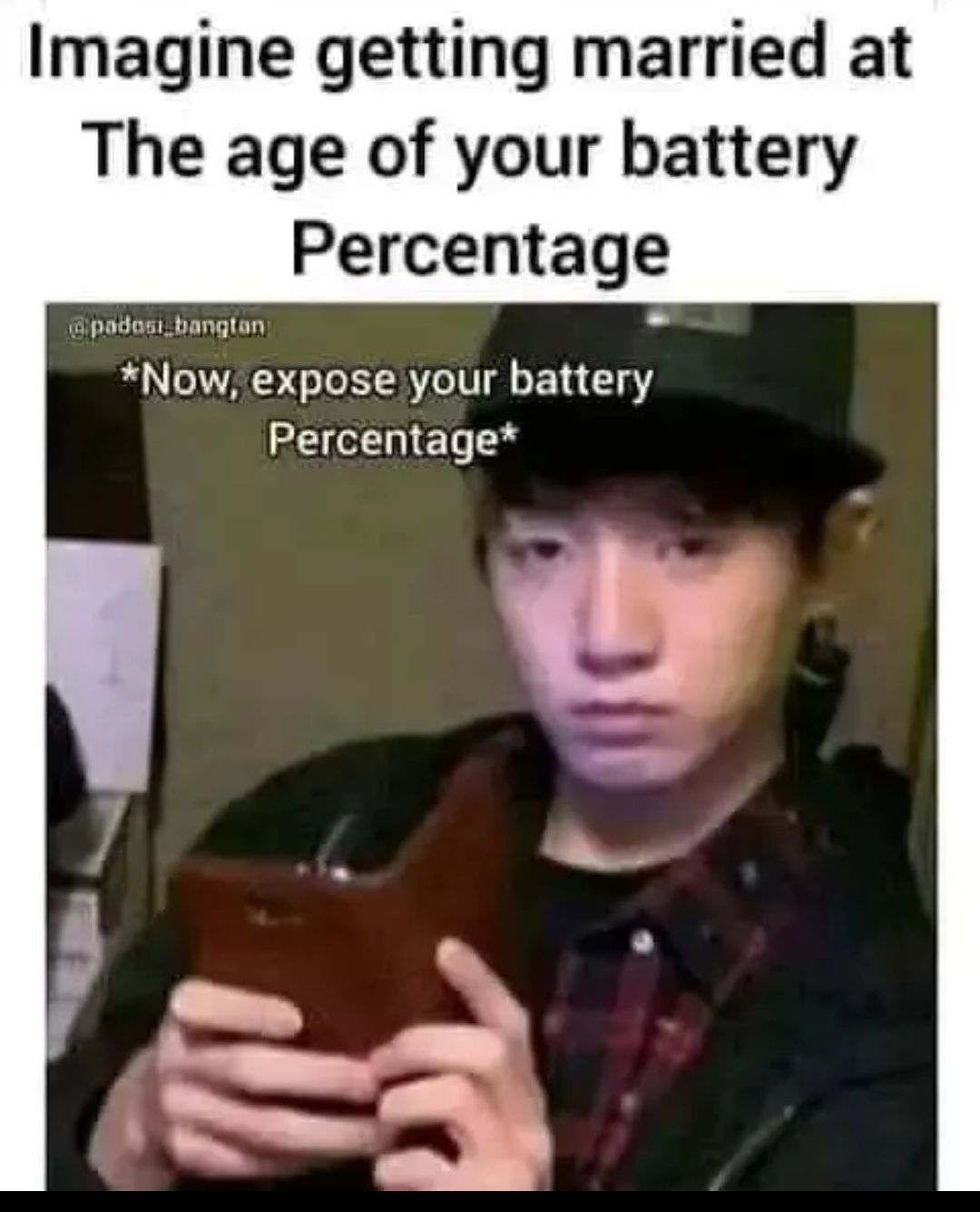 Tell me your battery percentage