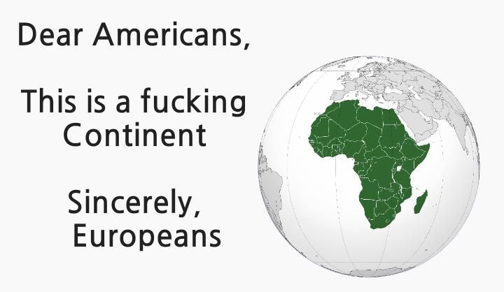 It's not a country