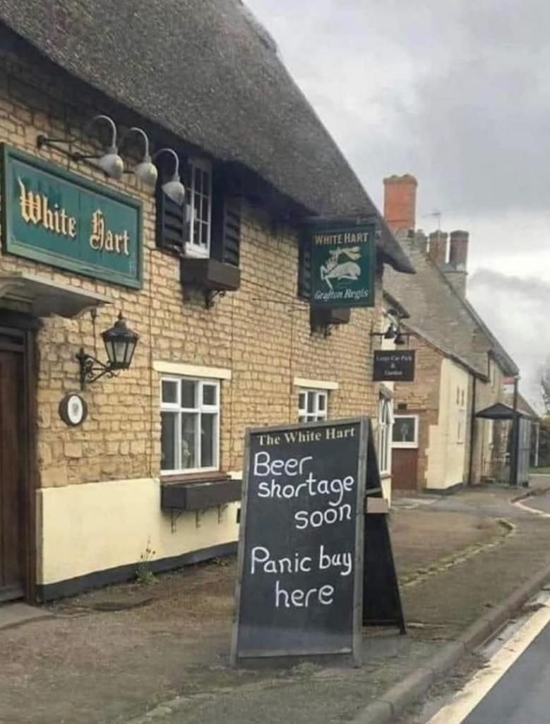 Pub in the UK seeing it's opportunity!