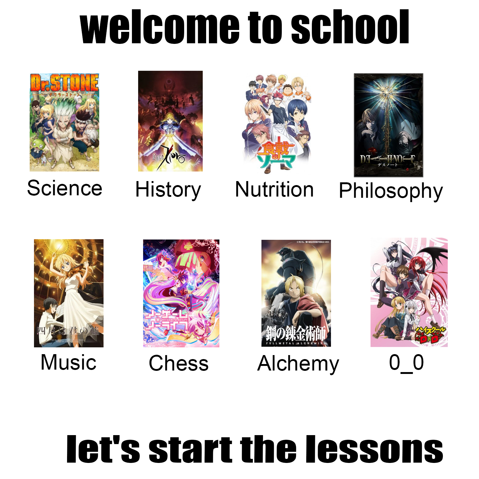 What other lessons are there?