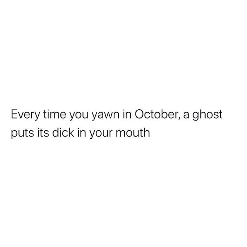 That's what we celebrate in October