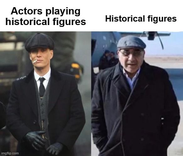 Any great historical figure would be honoured to be played by Cillian Murphy, I'm sure