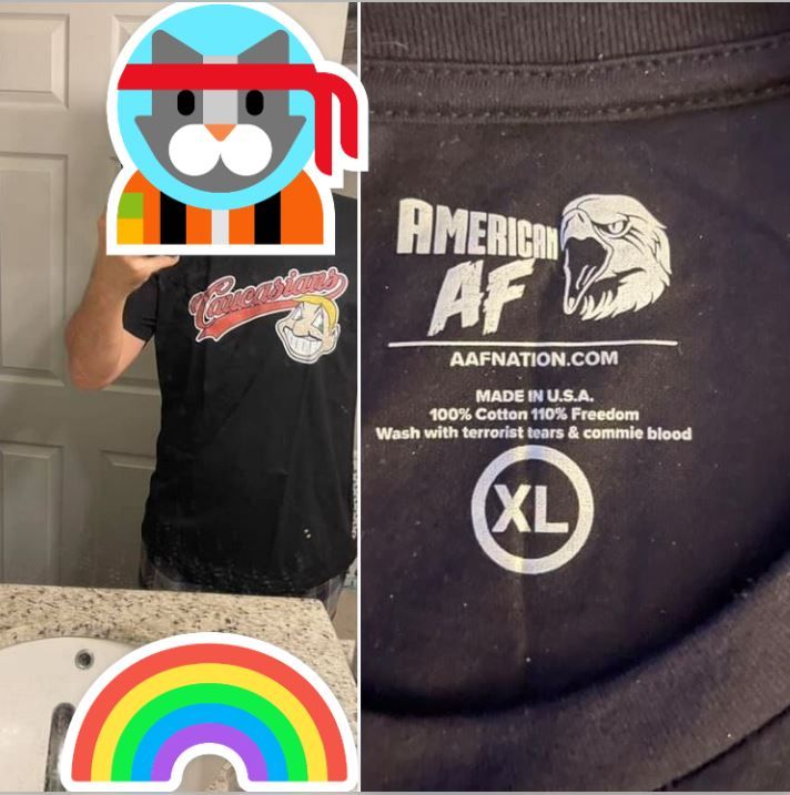 my friend got a new T-shirt