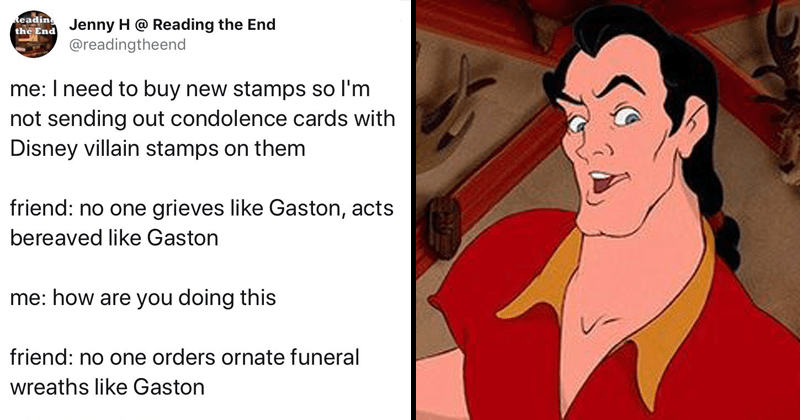 No one falls into a dark abyss like Gaston.