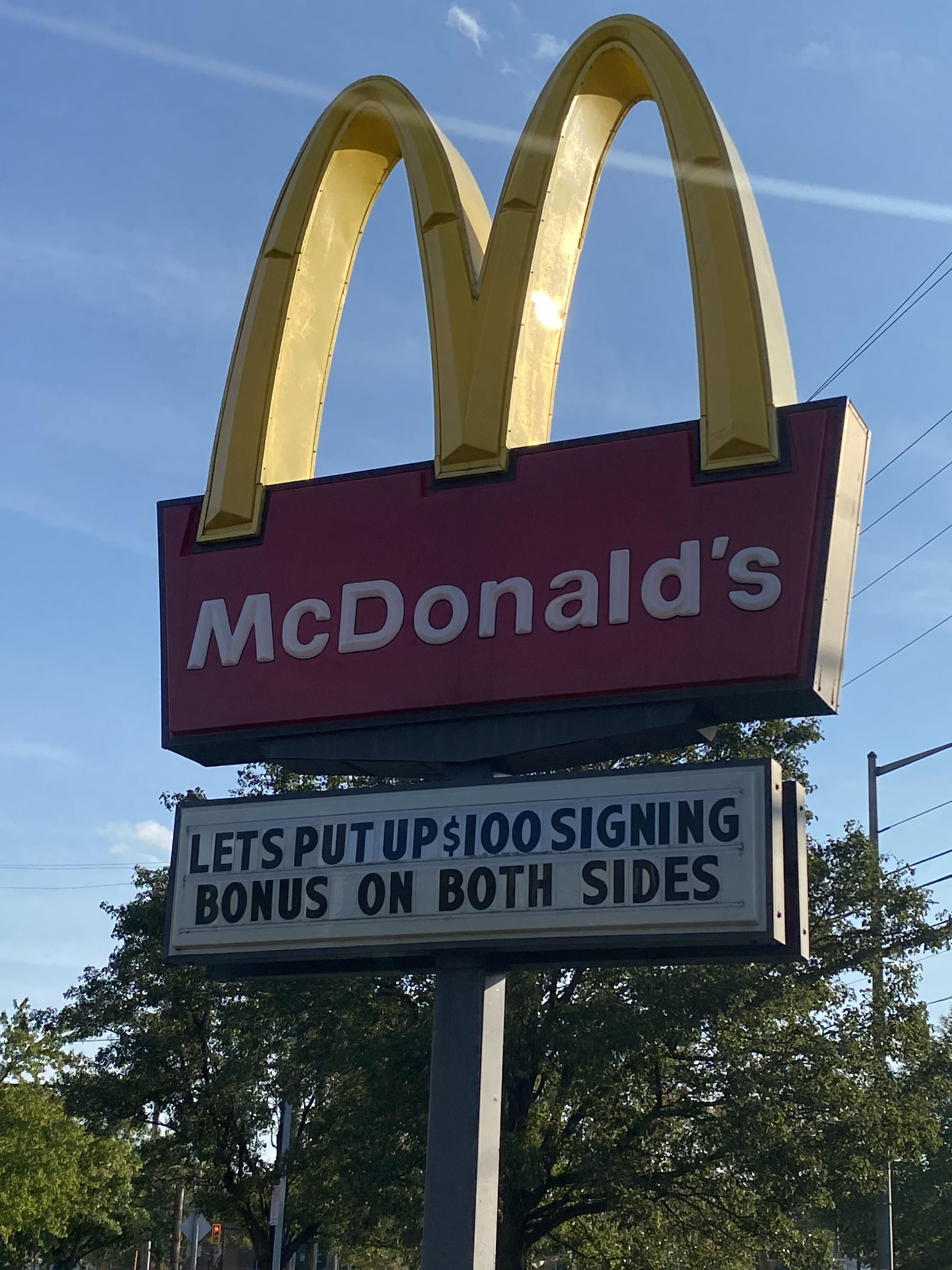 Manager: let’s put up $100 signing bonus on both sides