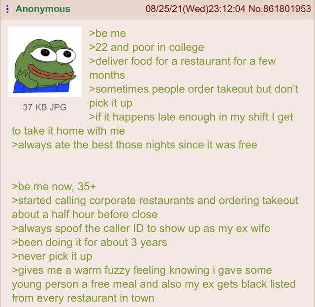 anon is being wholesome