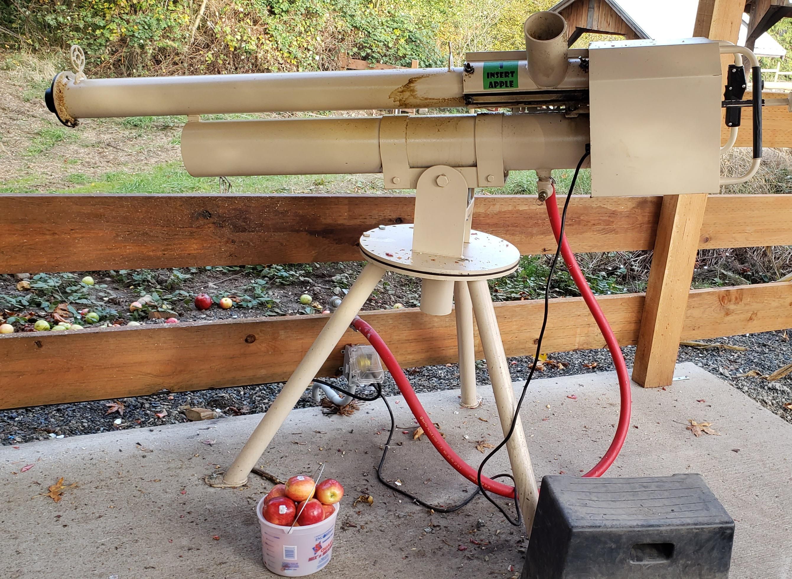 An Apple a day keeps the doctor away especially if you're using compressed air.
