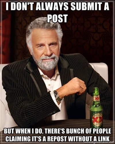 I don't always submit a post