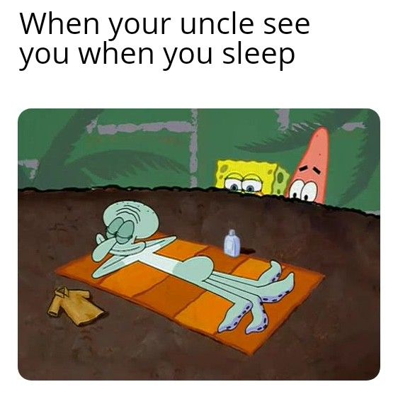 I still haven't COOMED and I don't plan on COOMING now, despite Squidward.