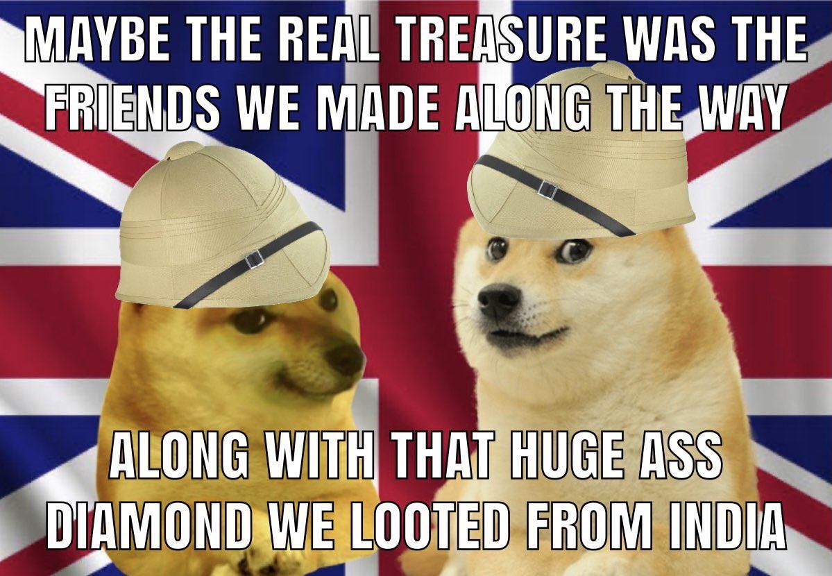 Maybe the real treasures were the artifacts we looted along the way