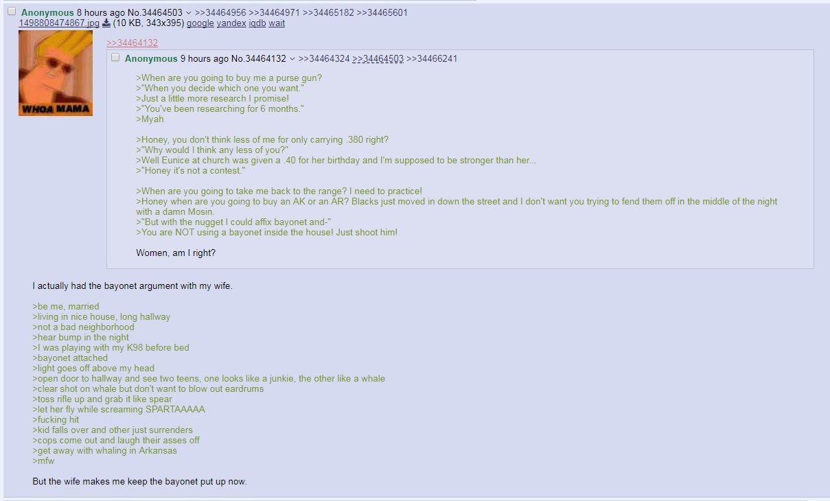 I do enjoy a good greentext