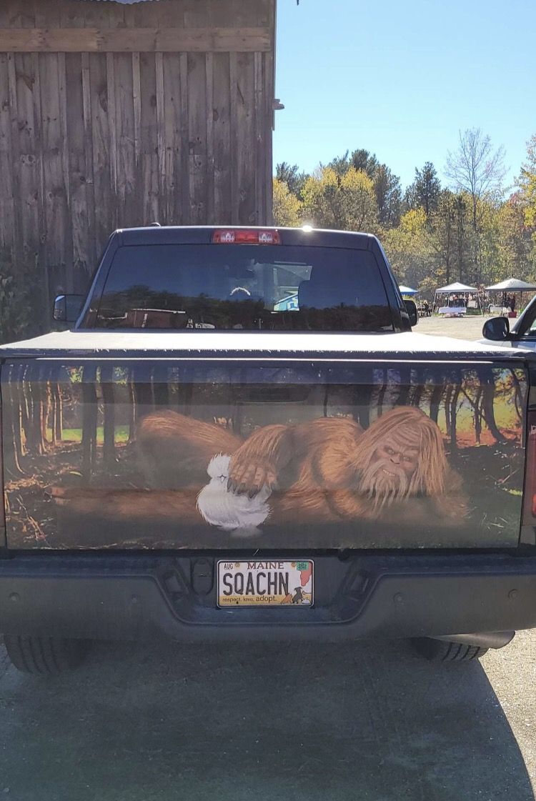 This truck in Maine