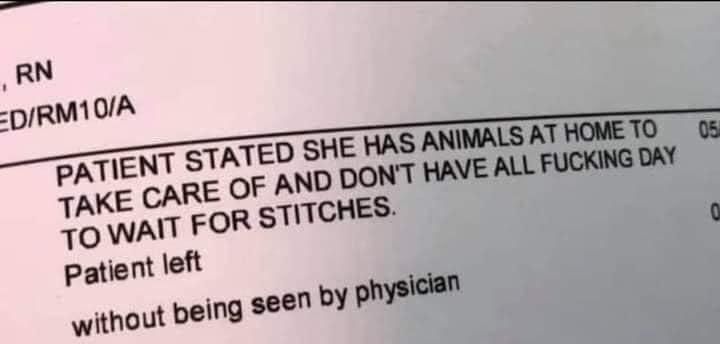 As a physician and pet owner… I completely understand
