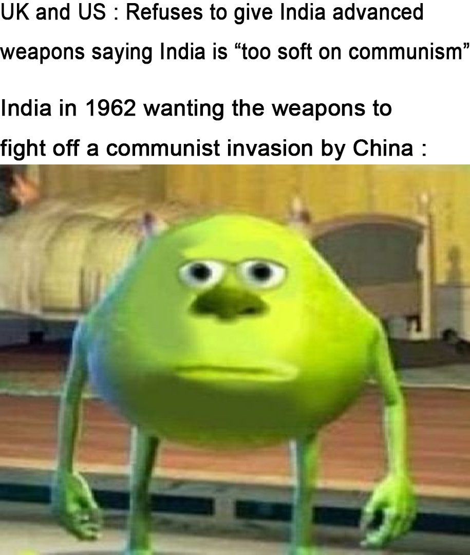 The Sino-Indian war of 1962
