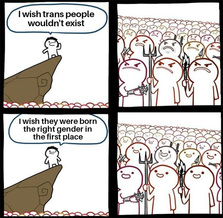 Respect trans people