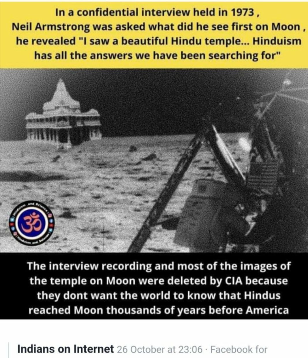 Indians were indeed Using alien technology