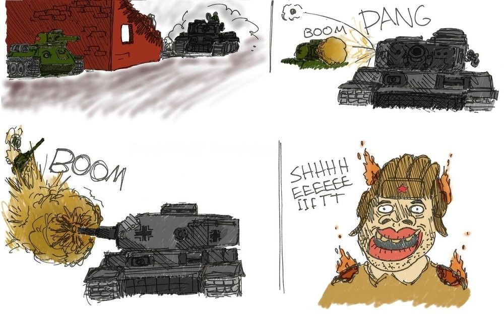 In Soviet Russia, tank becomes boollet.