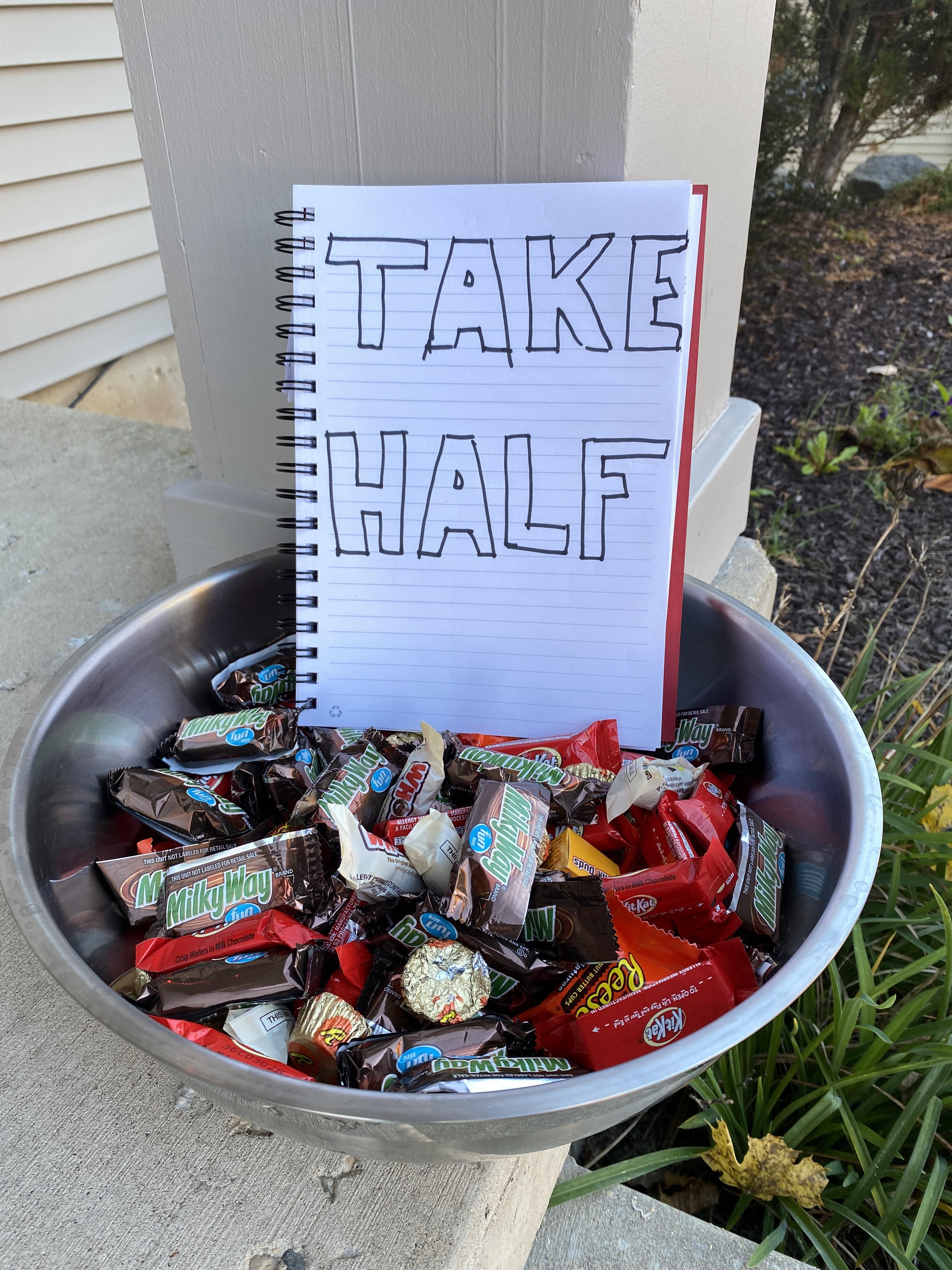 How to never run out of candy.