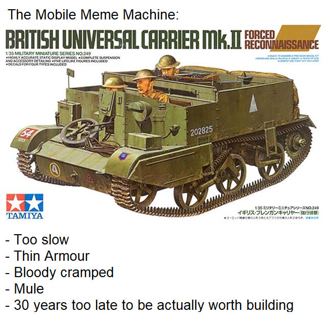 She ain't pretty but she's the best we've got, mate.
