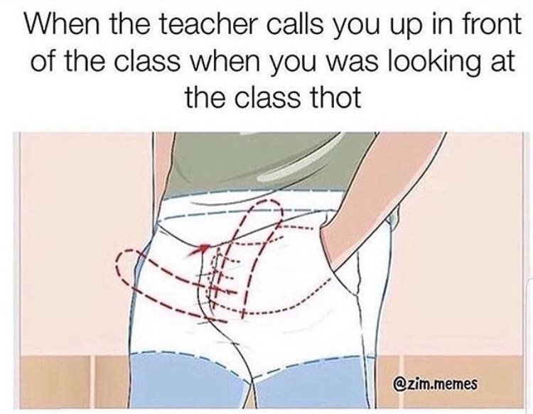 tfw you are the teacher