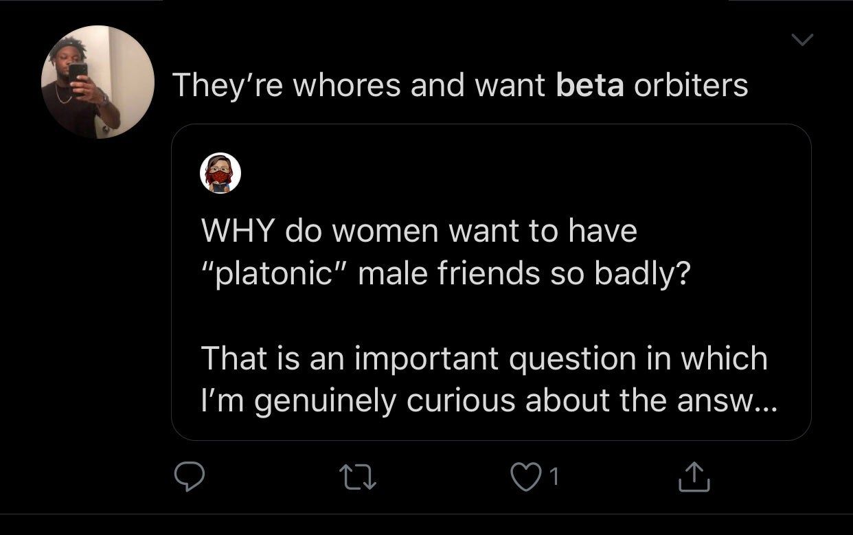 Don't be a beta orbiter.