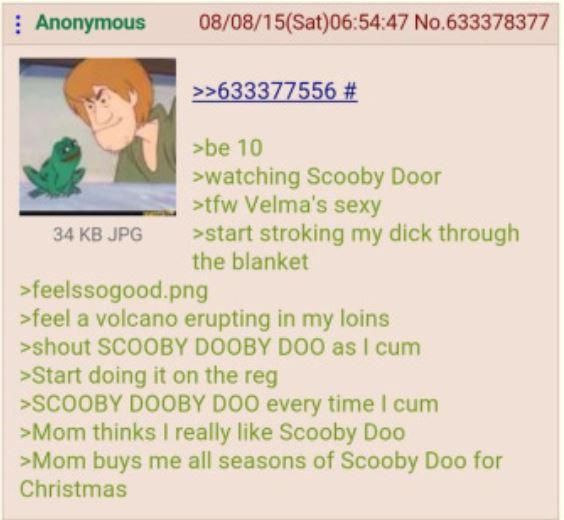 Damn, I can't SCOOBY DOOBY DOO...