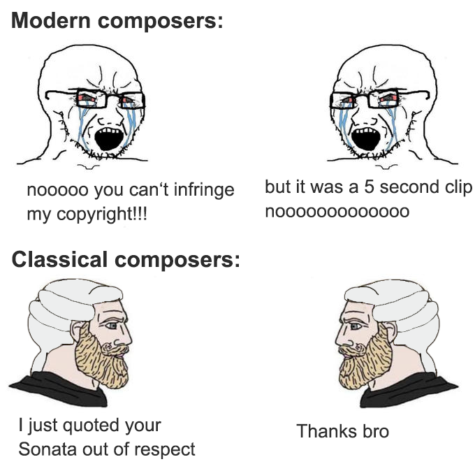 Classical composers were gigachads