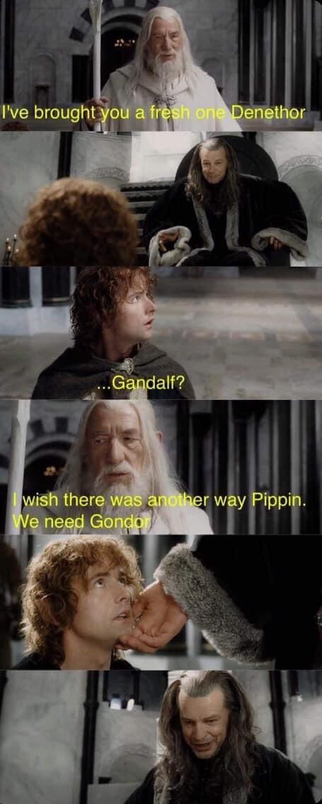 "Now bow." - Epden Steinethor