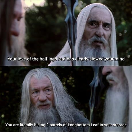 Gandalf knows it because he steals from it.