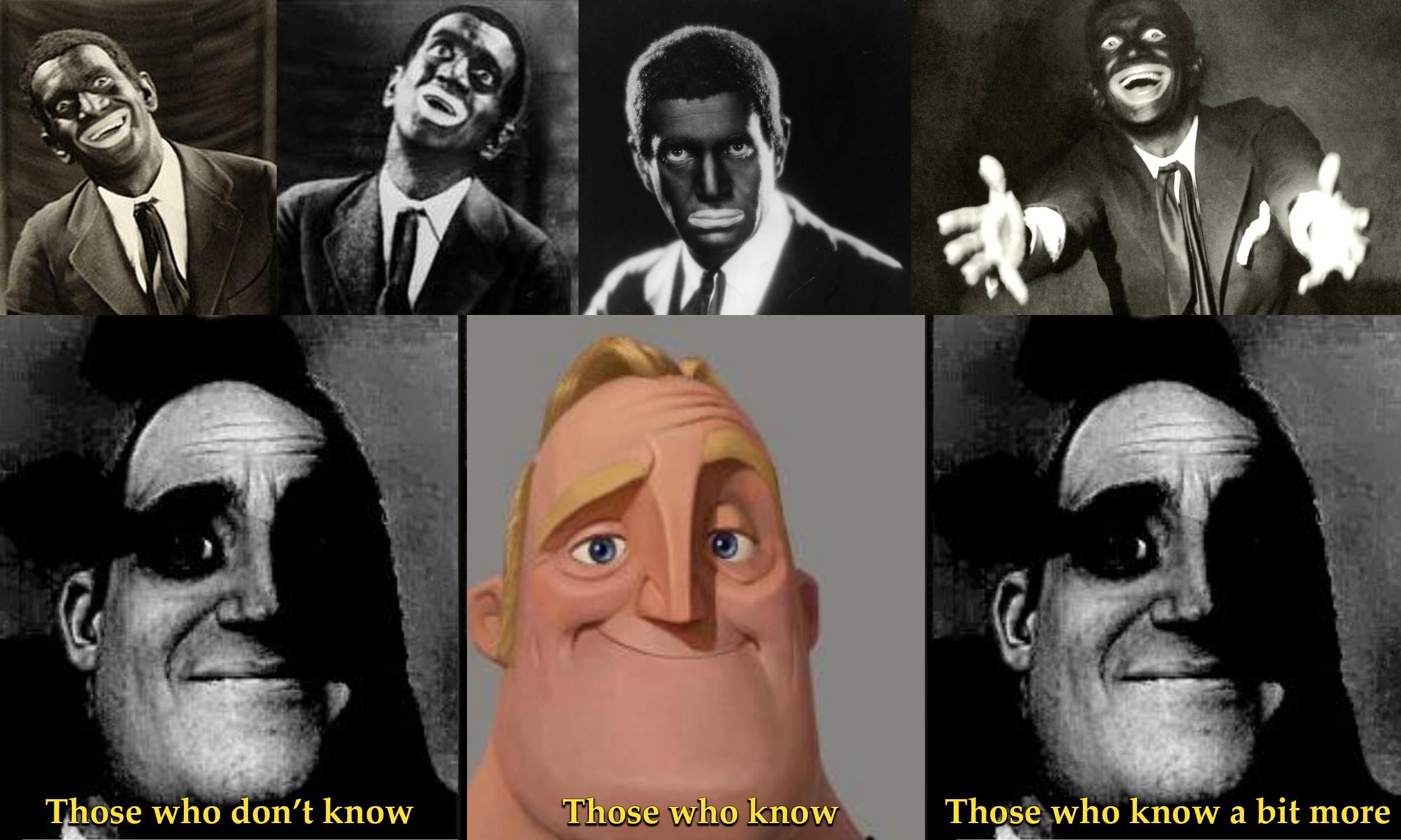 Al Jolson's choice of makeup wasn't entirely black and white...