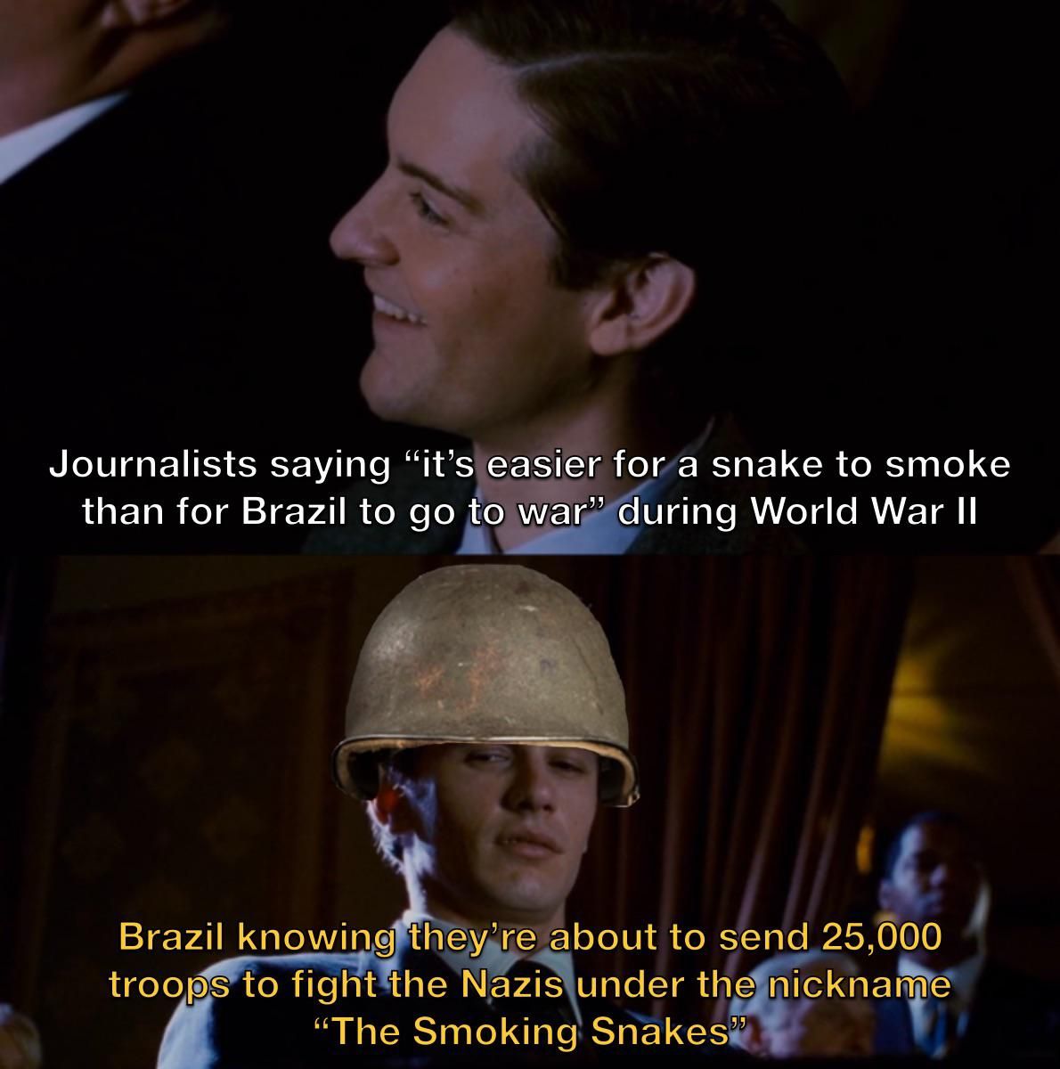 Who’s laughing now? In 1944 Brazil sent an expeditionary force to fight for the Allies on Italian Front despite media criticism that they didn’t have the capability.