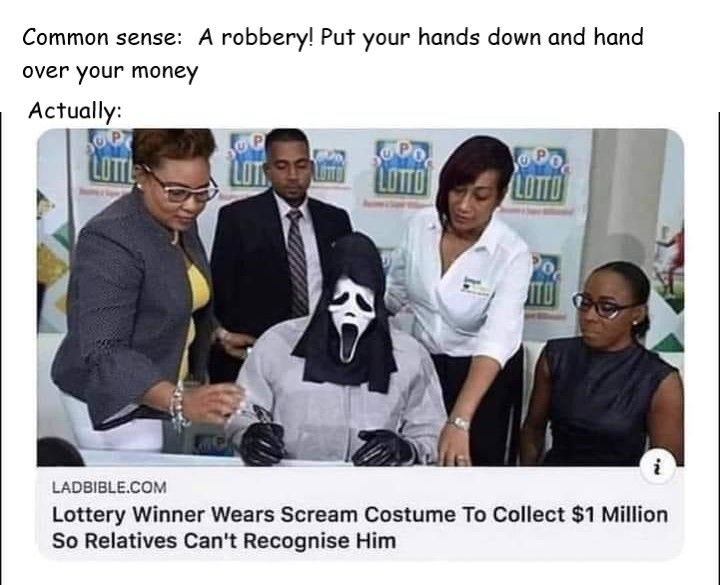 Don't shoot me, I am a legal robber