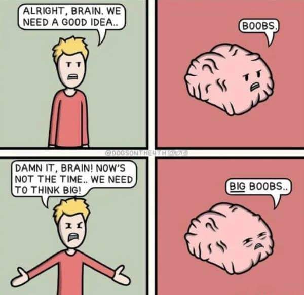 Wrong brain.