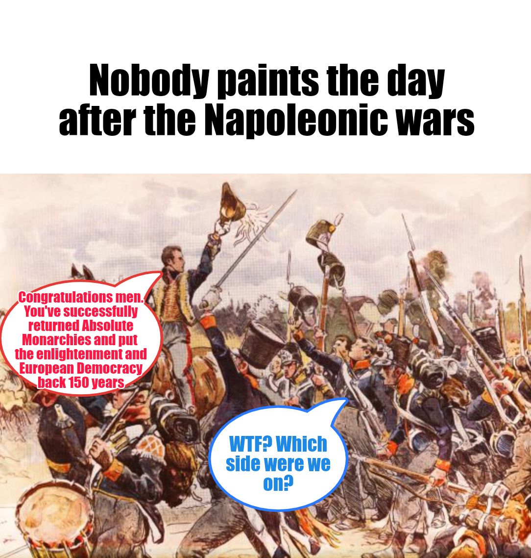 People always equate Napoleon and Hitler