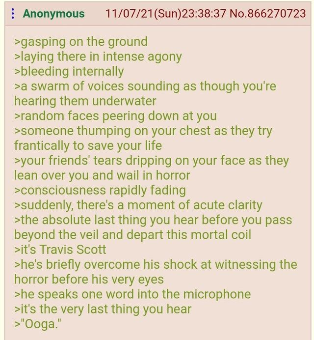 Anon goes to a concert