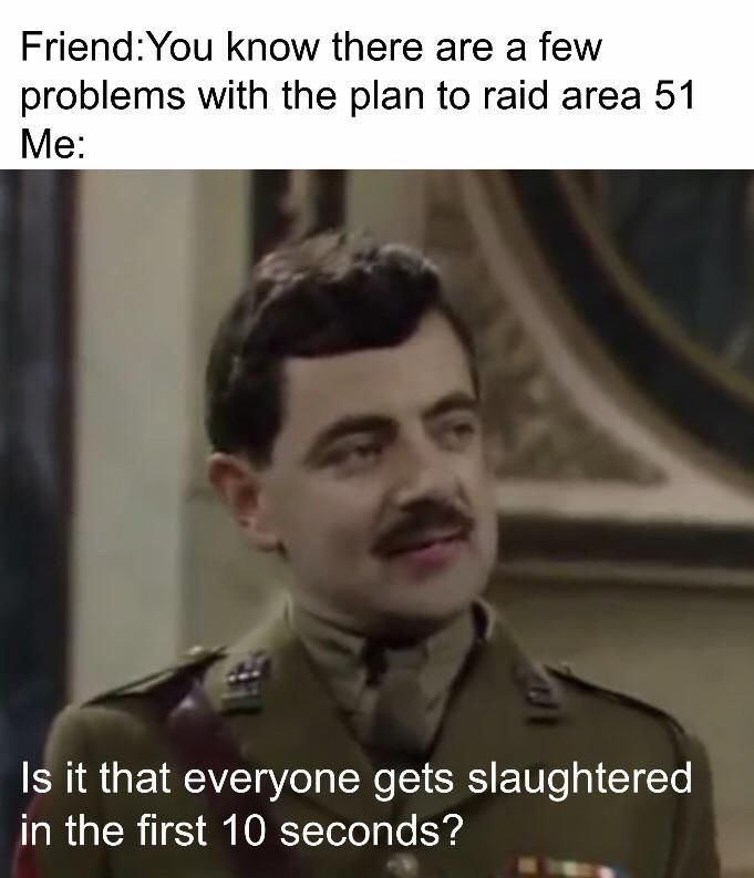 Why is mr. Bean talking?