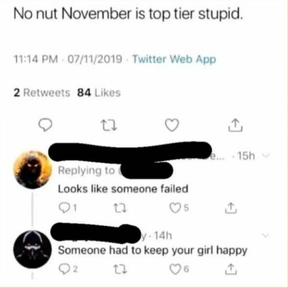 Isn't nnn just an incel thing ?