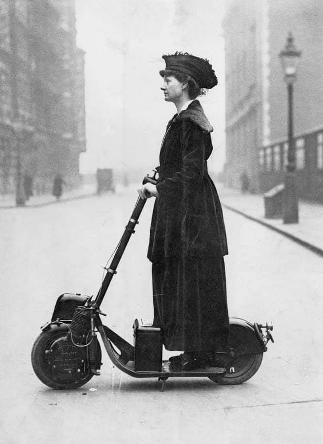 First Lime Scooter spotted on London Streets circa 1916