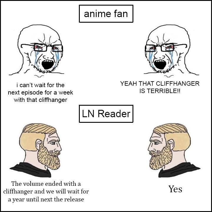 Light Novel readers: my pain is still far greater than yours