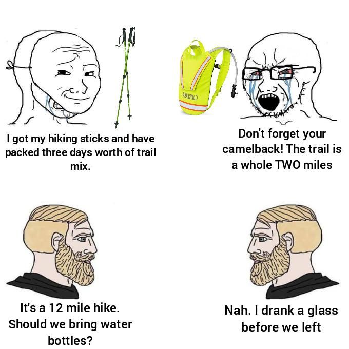 The 2 types of hikers