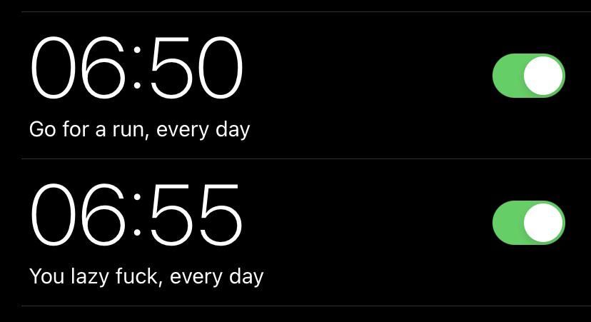 Idk about you but I find my morning alarms pretty funny yet quite effective