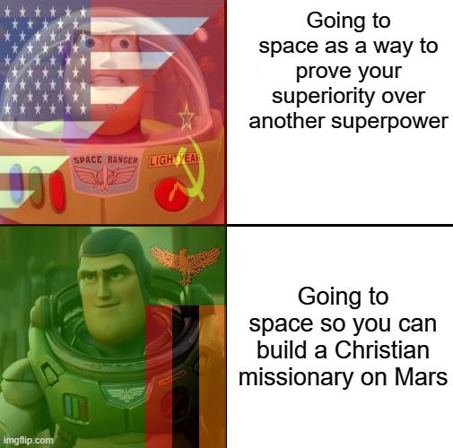 The superpowers just had the wrong priorities when it came to space