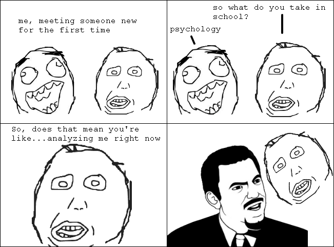 Every psychology student has experienced this