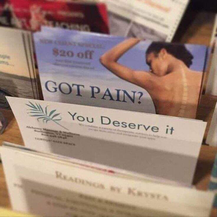 You deserve it.
