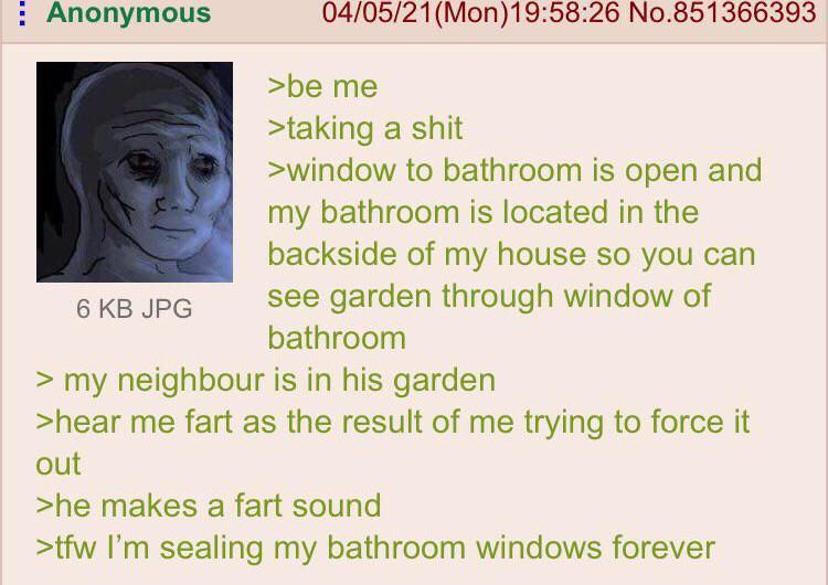 He was being considerate, wholesome neighbour.