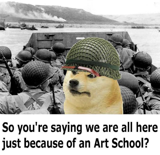 should've told them it's "modern art"